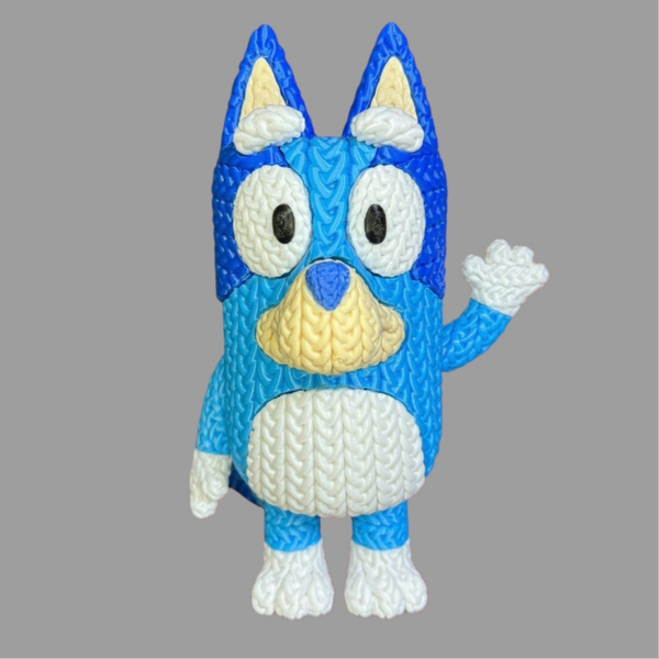Figurine style crochet – Little Blue Puppy Edition