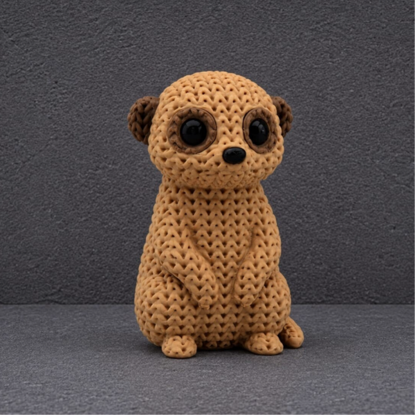 🦫 Figurine style crochet – Meerkat Edition