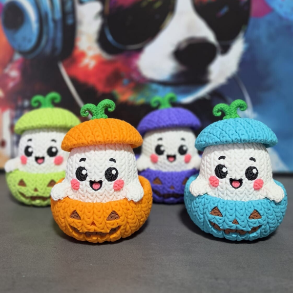 🎃👻 Figurine Fantôme Halloween – Effet Crochet