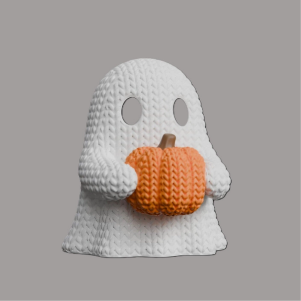 👻🎃 Figurine effet crochet – Fantôme d’Halloween
