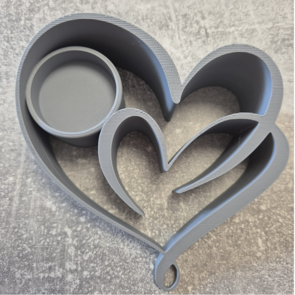 Porte-bougie Cœur – Une touche d’amour et de lumière