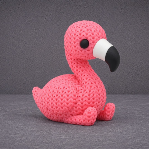 🦩 Figurine style crochet – Flamingo Edition