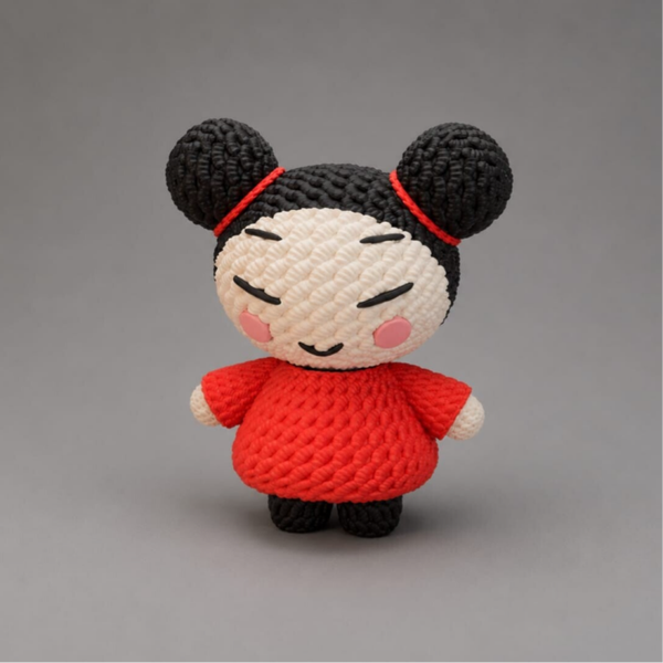 Figurine style crochet – Little Kawaii Heroine Edition