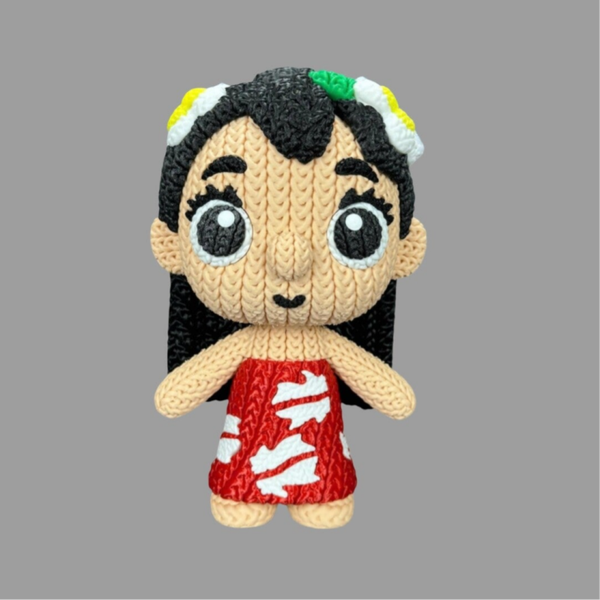 Figurine style crochet – Little Island Girl Edition