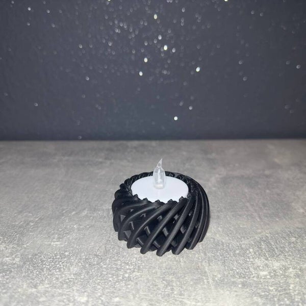 Bougeoir tressé - Design moderne en 3D