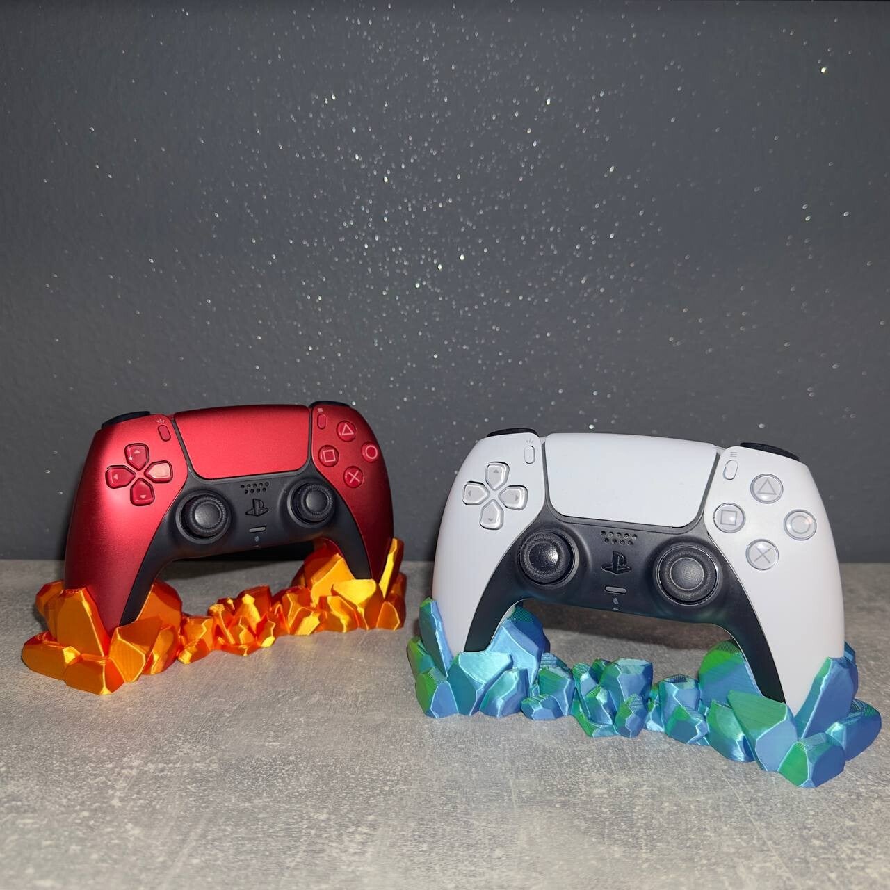Support manette effet cristal