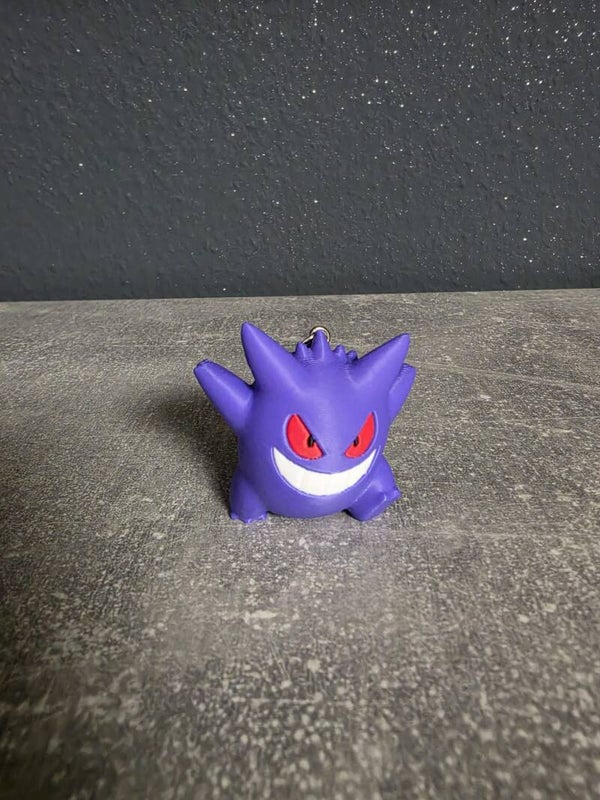 Porte-clés créature fantôme violette –👻