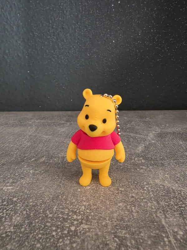 Figurine flexy inspirée d’un adorable petit ours gourmand