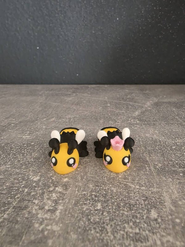 Couple d’abeilles flexy – Porte-clés adorables et articulés !