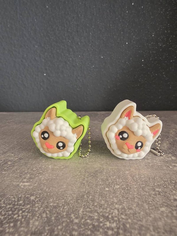 🌼🖱️ Porte-clés Clickers – Collection Click & Relax