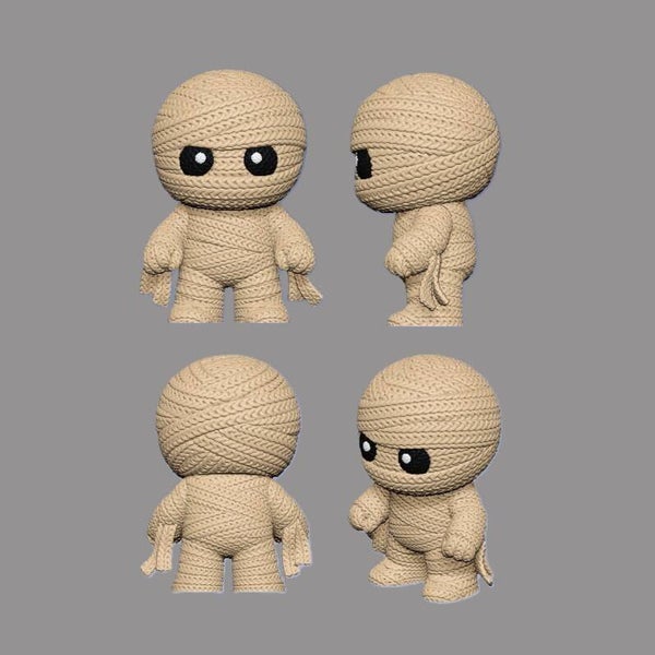 Figurine Momie – Effet crochet - Halloween
