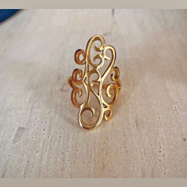 Vintage Gold plated ring