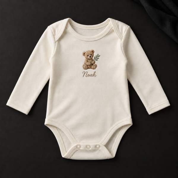 Personalised Teddy Bear Bodysuit