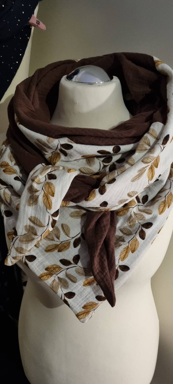 XXL Patchwork Musselin- Dreieckstuch "NEU"