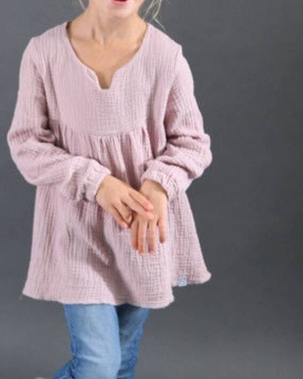 Musselin Bluse/ Tunika