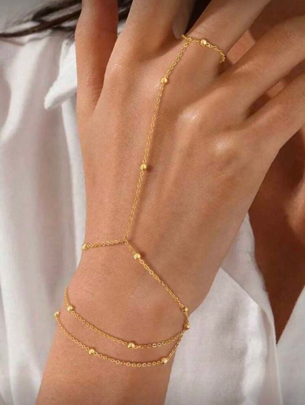 Stainless steel armband en ring