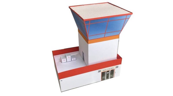 1:43 / 1:50 Boxengasse Race Control Tower für Rennstrecke