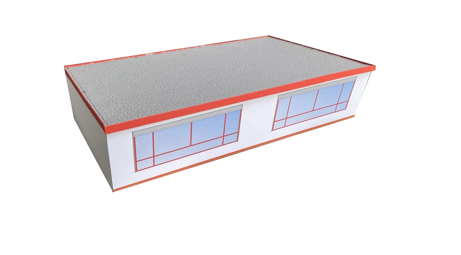 1:43 / 1:50 Boxengasse Zuschauermodul für Rennstrecke