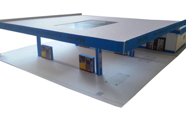 TT/1:120 Moderne Tankstelle