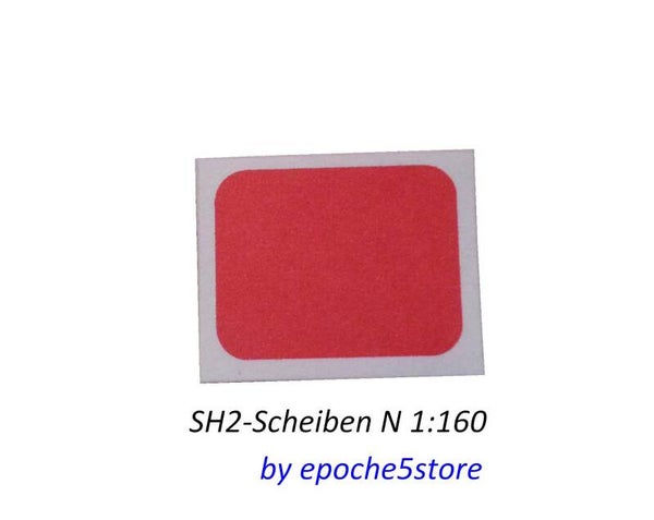 N/1:160 SH2-Tafeln SH2-Scheiben 10 Stück selbstklebend