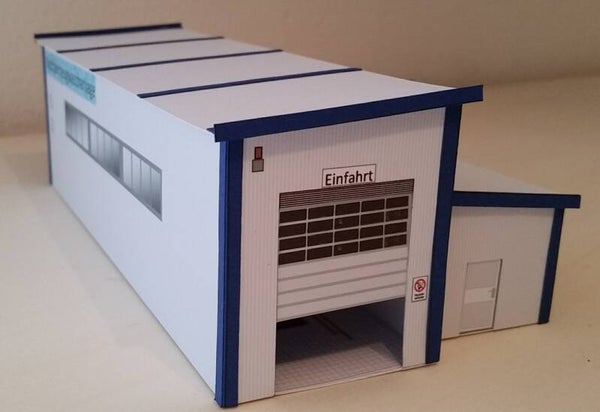 HO/1:87 LKW-Waschanlage blaues Design