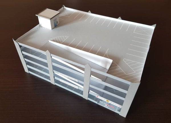 N/1:160 Parkhaus Parkdeck