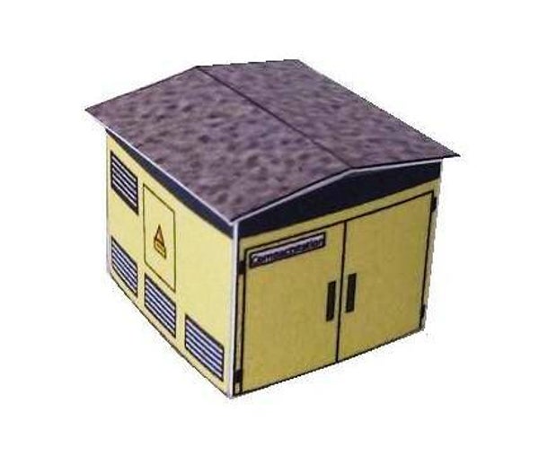 TT/1:120 Trafohäuschen 2 Stück