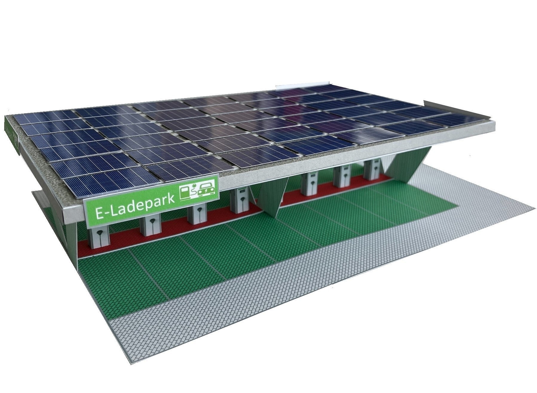 HO/1:87 Ladepark für E-Autos