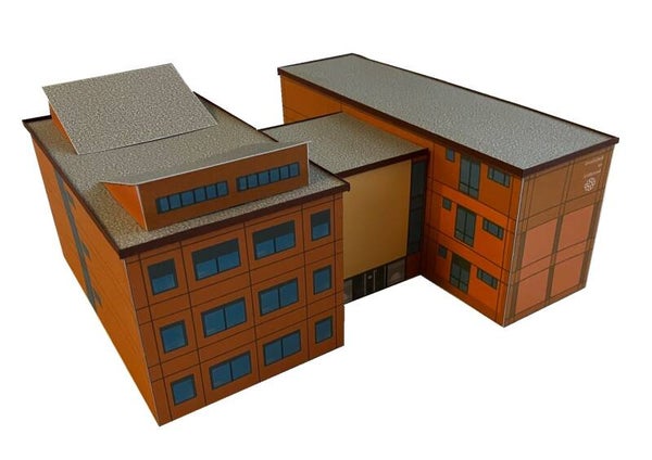 HO/TT Moderne Schule 1:100