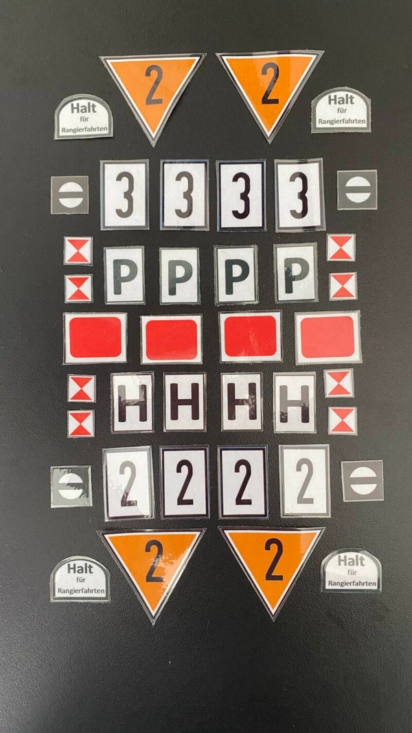 Signalset für LGB, 40-teilig, Spur G, spritzwassergeschützt, einzeln