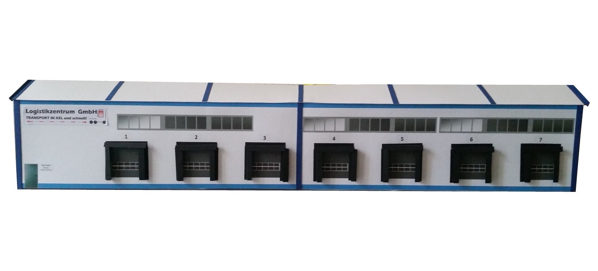 HO/1:87 Logistikzentrum als Kulisse