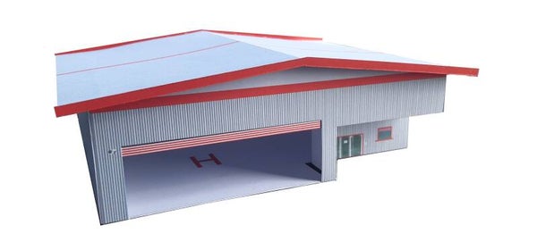 N/1:160 Helikopterbasis Helibasis mit Landeplatz Kartonmodellbausatz