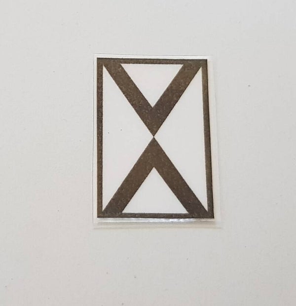 So3/Ne2-Tafeln für Spur LGB, einzeln laminiert, 6 Stück