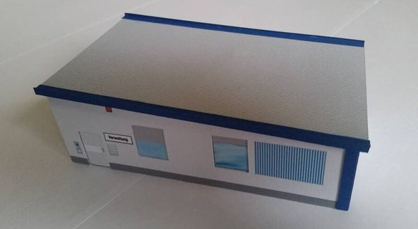 HO/1:87 Office-Modul für unsere Logistikgebäude