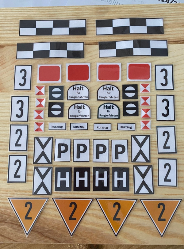 XXL-Signalset für LGB, 52-teilig, Spur G, spritzwassergeschützt Set 2