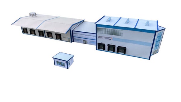 HO/1:87 Logistikzentrum / Spedition Set 10