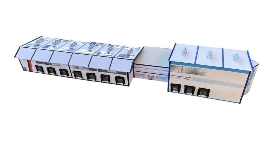 HO/1:87 Logistikzentrum / Spedition Set 8