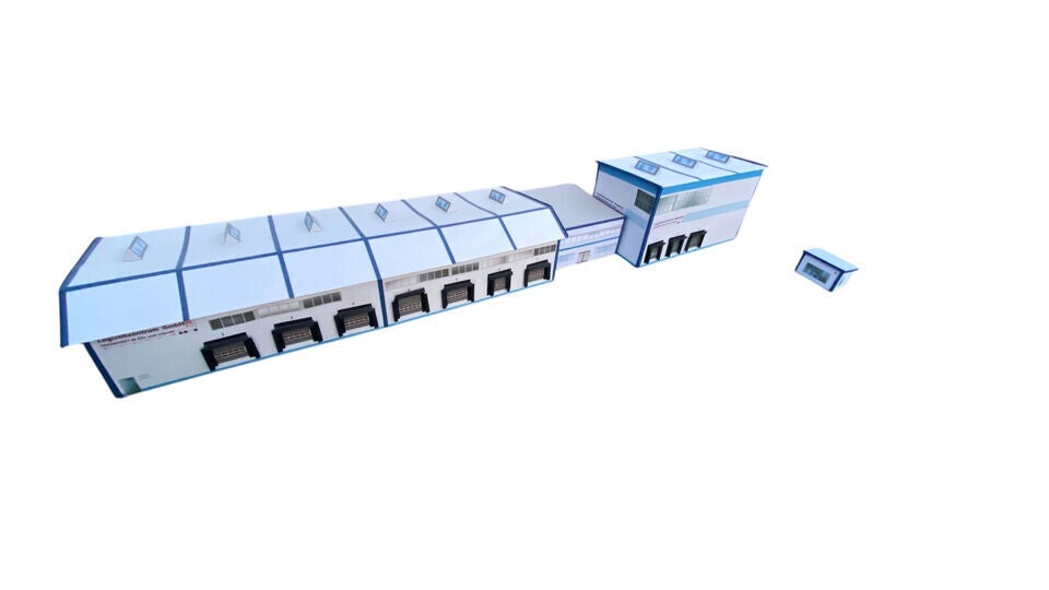 HO/1:87 Logistikzentrum / Spedition Set 9