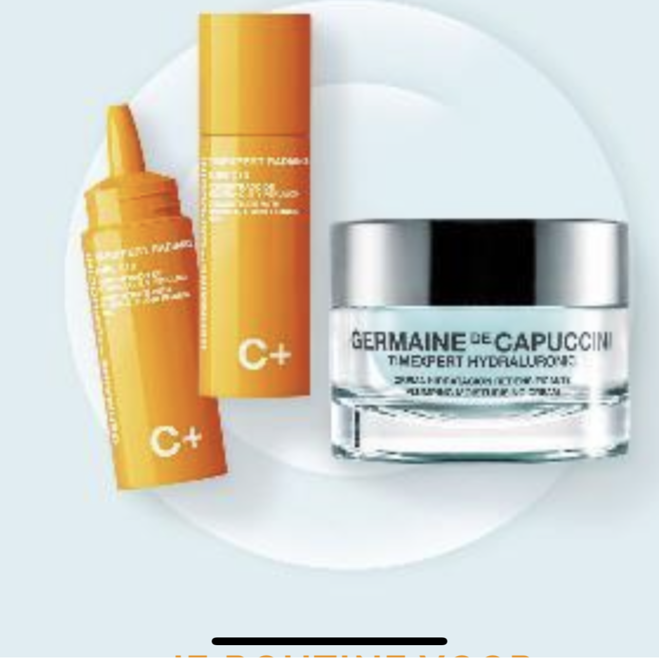 Promo Radiance C+ met hydraluronic crème