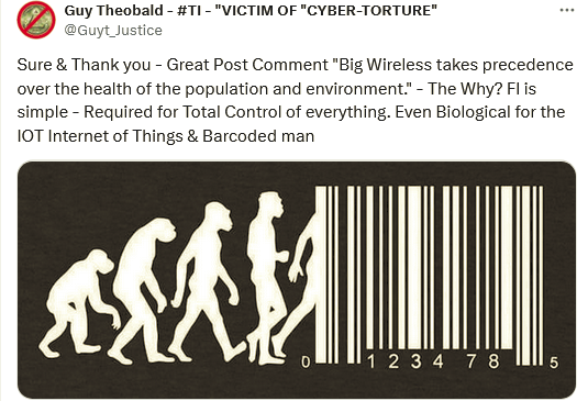 BARCODED MAN FOR IOT INTERNET OF THINGS