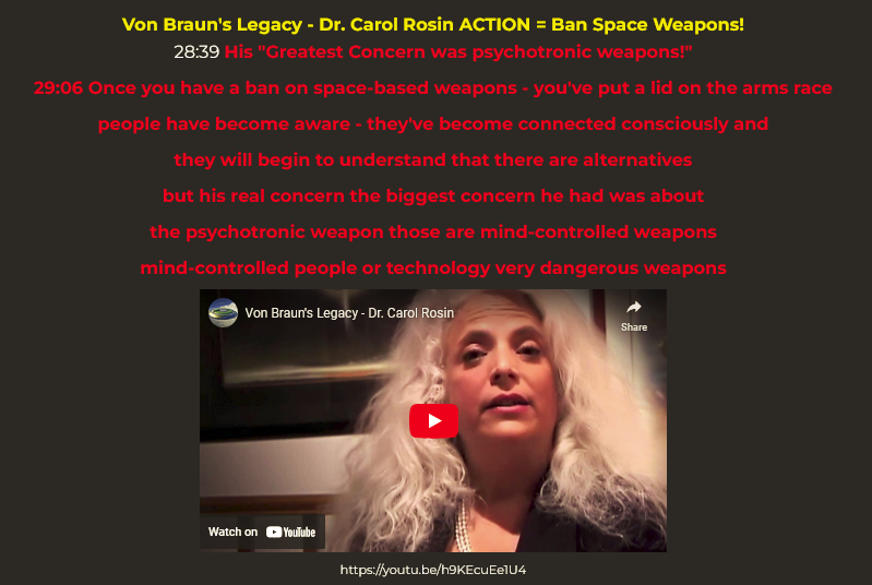 28:39 His "Greatest Concern was psychotronic weapons!"