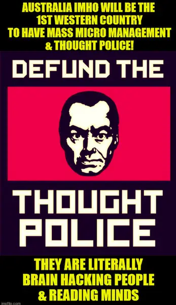 QUEENSLAND AUSTRLIA Thought Police!