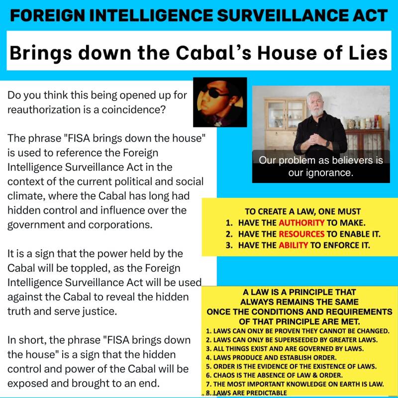 1978 FISA brings down the house (Foreign Intelligence Surveillance Act)