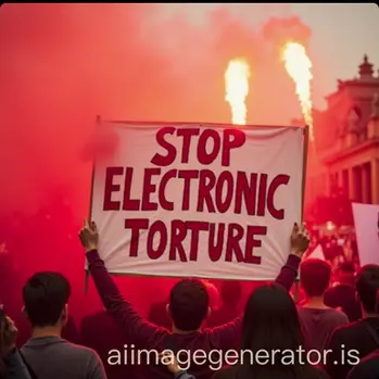 Stop electronic torture protest!
