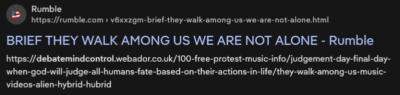 FREE MP3 MUSIC FILES - THEY WALK AMONG US