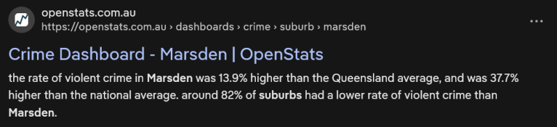 marsden, logan, brisbane austraila crime