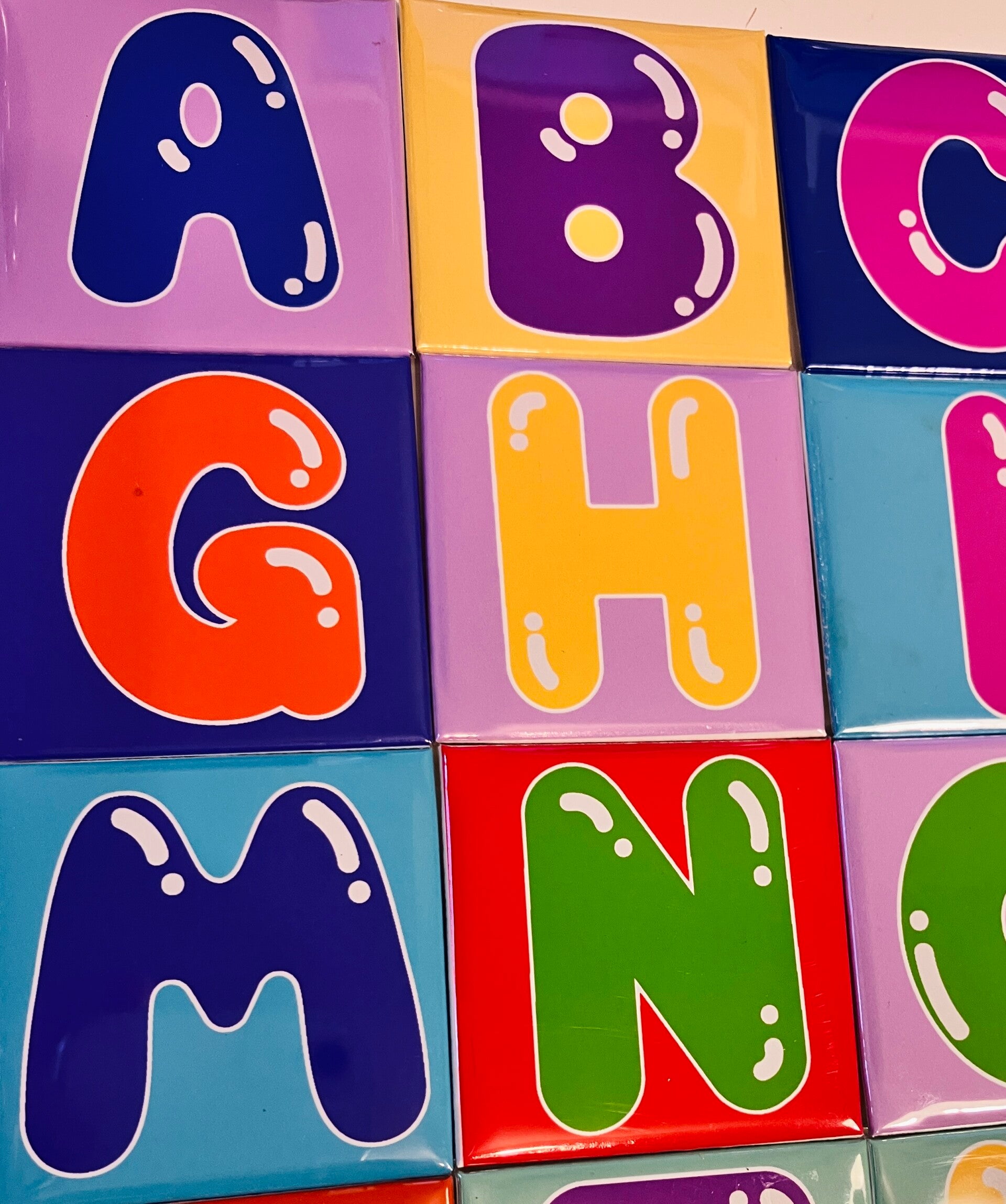 Alfabet fotomagneten