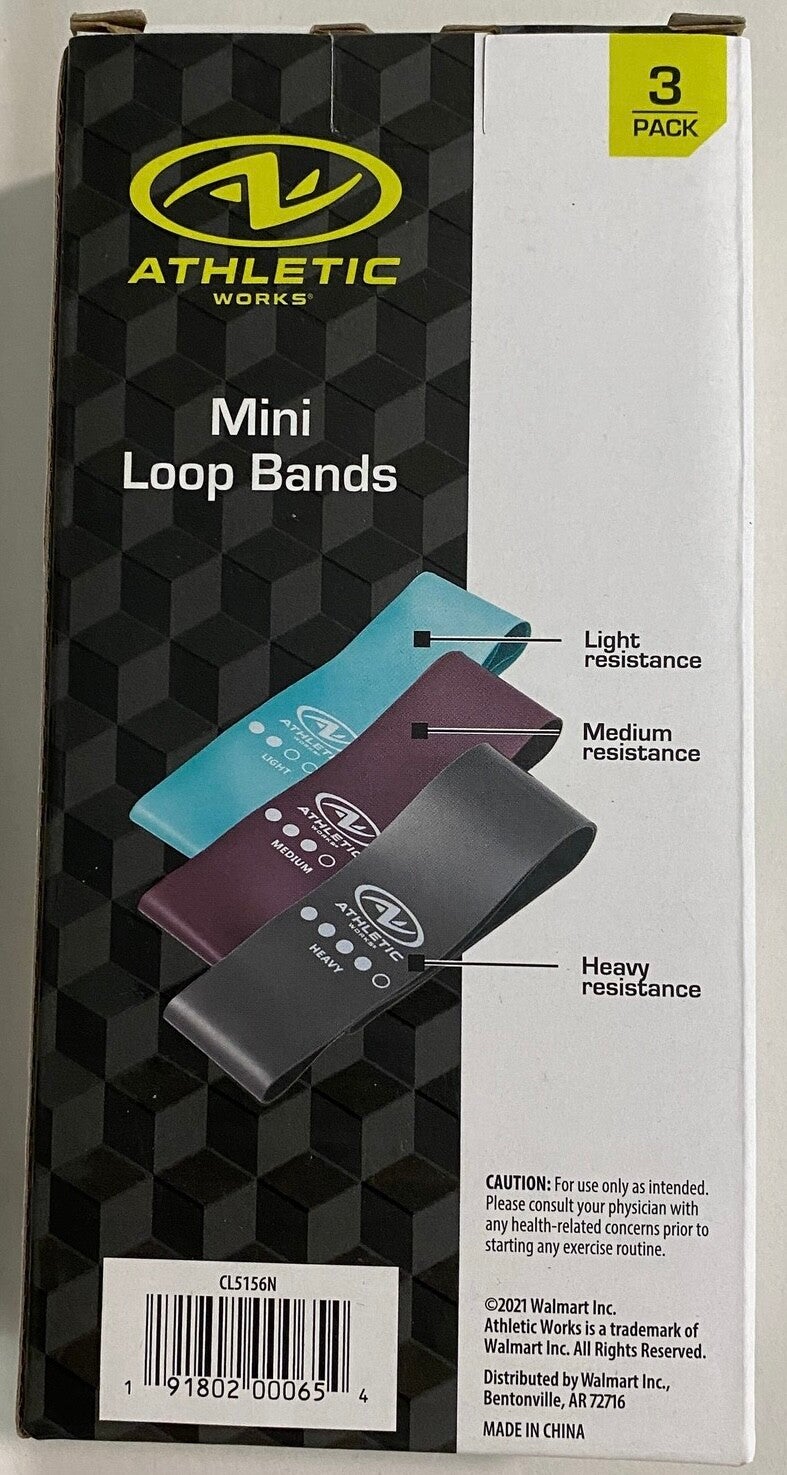 Rubber resistance band by Athletic Works 2021