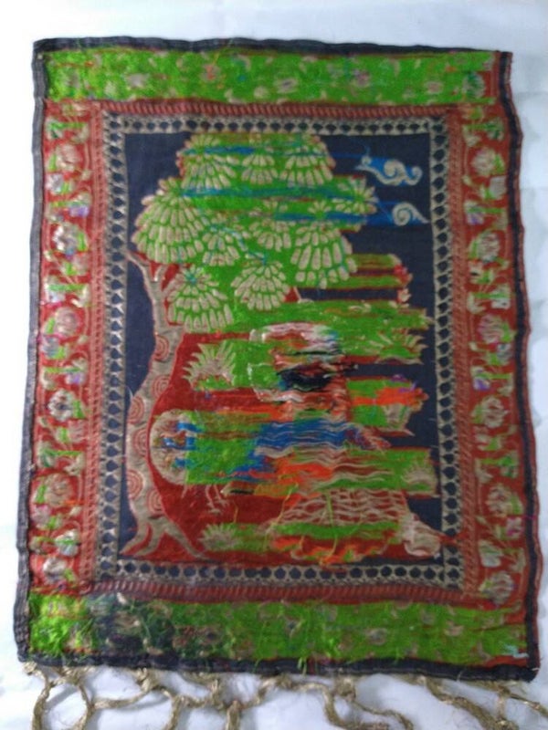 Banarasi Silk Embroidered Tapestry