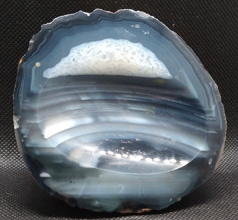 Polished Blue Agate Dish